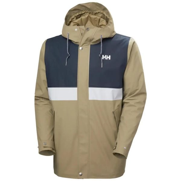 Kurtka wodoodporna Helly Hansen Moss. Brązowe kurtki Helly Hansen, l, bez wzorów, z materiału, bez kaptura. Za 740.50 zł.