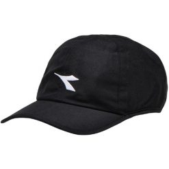 Czapka tenisowa z daszkiem Diadora ADJUSTABLE CAP. Białe czapki z daszkiem Diadora, bez wzorów, z materiału. Za 80.00 zł.