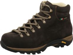 Buty GORE-TEX męskie Zamberlan New Trail Lite Evo GTX. Brązowe buty turystyczne Zamberlan, bez wzorów, z gore-texu, bez zapięcia, trekkingowe, gore-tex. Za 1,059.70 zł.