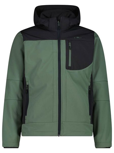 Cmp Kurtka softshellowa w kolorze zielonym rozmiar: 52. Zielone kurtki outdoor i hardshell CMP, s, bez wzorów, z tkaniny, bez kaptura. Za 169.45 zł.