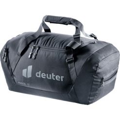 Torba podróżna Deuter Duffel 70 - black. Czarne torby na ramię Deuter, bez wzorów, z materiału, na ramię, bez dodatków. Za 373.99 zł.