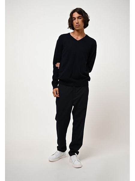 AUTHENTIC CASHMERE Kaszmirowy sweter "Agel" w kolorze granatowym rozmiar: XXL. Niebieskie swetry nierozpinane AUTHENTIC CASHMERE, xxl, bez wzorów, z kaszmiru, bez kołnierzyka, bez ramiączek. Za 391.99 zł.