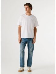 Pepe Jeans Koszulka "Connor" w kolorze białym rozmiar: M. Białe bezrękawniki Pepe Jeans, m, bez wzorów, z bawełny, bez kołnierzyka, bez ramiączek. Za 64.95 zł.