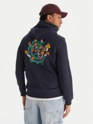 Element Bluza Midnight PO ELYSF00303 Granatowy Regular Fit. Niebieskie bluzy Element, l, bez wzorów, z bawełny, bez kaptura. Za 349.99 zł.