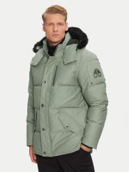 Moose Knuckles Kurtka puchowa Original 3Q Neoshear M32MJ128SX Zielony Slim Fit. Zielone kurtki Moose Knuckles, m, bez wzorów, z bawełny, bez kaptura. Za 3,799.00 zł.