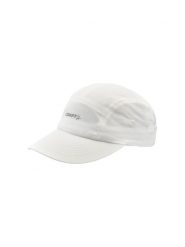 Craft Hypervent Run Cap — oddychająca czapka do biegania – White. Białe czapki z daszkiem Craft, bez wzorów. Za 189.00 zł.