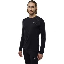 Longsleeve termoaktywny męski Jack Wolfskin Infinite Warm. Czarne bielizna termoaktywna Jack Wolfskin, m, bez wzorów, bez ramiączek, narciarskie. Za 299.99 zł.