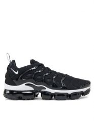 Nike Sneakersy Air VaporMax Plus 924453 011 Czarny. Czarne buty sportowe casual Nike, bez wzorów, z materiału, bez zapięcia. Za 879.99 zł.