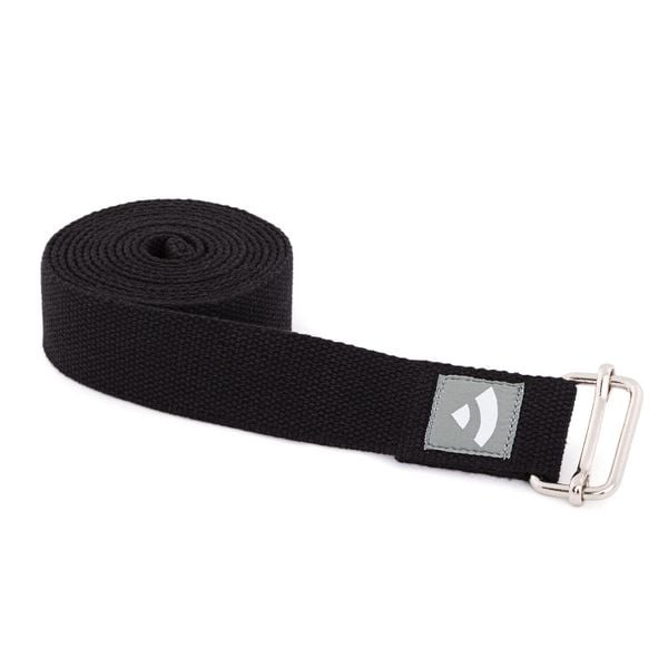 Pasek do jogi Bodhi Asana belt - czarny. Czarne paski BODHI, bez wzorów, sportowe. W wyprzedaży za 39.00 zł.