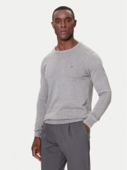 Tommy Hilfiger Sweter MW0MW14748 Szary Regular Fit. Szare swetry rozpinane Tommy Hilfiger, m, bez wzorów, z bawełny, bez kołnierzyka, bez ramiączek. Za 379.99 zł.