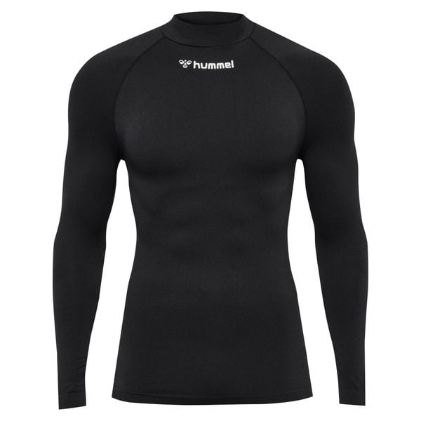 Koszulka z długim rękawem z dekoltem w serek Hummel Comfort 2.0. Czarne bluzki z długim rękawem Hummel, bez wzorów, z poliamidu, bez kołnierzyka, bez ramiączek. Za 247.00 zł.