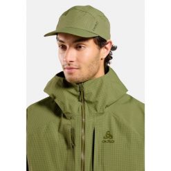 Czapka UNI ODLO Cap PERFORMANCE WATERPROOF GRAPHIC. Zielone czapki z daszkiem ODLO, bez wzorów. Za 199.99 zł.