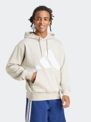 Adidas Bluza w kolorze kremowym rozmiar: M. Brązowe bluzy Adidas, m, bez wzorów, z kapturem. Za 202.03 zł.