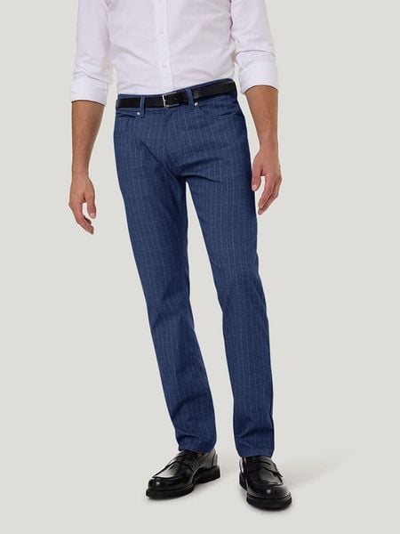 Pierre Cardin Spodnie w kolorze granatowym rozmiar: W32/L30. Niebieskie spodnie materiałowe Pierre Cardin, l, z aplikacjami, z materiału, klasyczne. Za 165.99 zł.