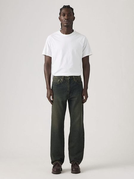 Levi's Dżinsy "568" - Loose Straight fit - w kolorze granatowo-oliwkowym rozmiar: W34/L32. Brązowe jeansy Levi's®, l. Za 242.75 zł.