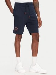 Jack&Jones Szorty sportowe Gordon 12268446 Granatowy Regular Fit. Niebieskie krótkie spodenki sportowe Jack&Jones, m, bez wzorów, z bawełny. Za 69.99 zł.