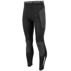 Legginsy zapobiegające otarciom Stanno Equip. Czarne legginsy długie sportowe STANNO, s, bez wzorów, z materiału, z podwyższonym stanem, na fitness i siłownię. Za 264.00 zł.