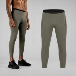 LEGGINSY TRENINGOWE MĘSKIE 4F RL9 SZYBKOSCHNĄCE LEWANDOWSK BRĄZOWE. Brązowe legginsy długie sportowe 4F, l, bez wzorów, z materiału, do biegania. Za 164.38 zł.