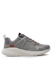Skechers Sneakersy Bobs Squad Chaos-Elevated Drift 118034/GYMT Szary. Szare buty sportowe casual Skechers, bez wzorów, z materiału, bez zapięcia. Za 199.99 zł.