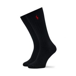 Skarpety Wysokie Męskie Polo Ralph Lauren. Czarne skarpety Polo Ralph Lauren, bez wzorów. Za 59.99 zł.