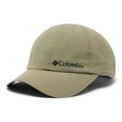 Czapka z daszkiem męska Silver Ridge IV Ball Cap. Zielone czapki z daszkiem Columbia, bez wzorów, z elastanu. Za 130.85 zł.