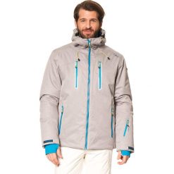 Kurtka narciarska w kolorze szarym. Kurtki narciarskie i snowboardowe marki 4F. W wyprzedaży za 519.95 zł.