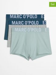 Marc O´Polo Bodywear Bokserki (3 pary) w kolorze miętowo-szaro-niebieskim rozmiar: XXL. Niebieskie bokserki xxl, bez wzorów. Za 88.95 zł.