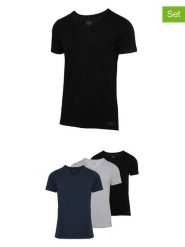 Fila Koszulki (3 szt.) w kolorze czarnym, granatowym i białym rozmiar: XXL. Czarne bezrękawniki Fila, xxl, bez wzorów, bez kołnierzyka, bez ramiączek. Za 108.99 zł.