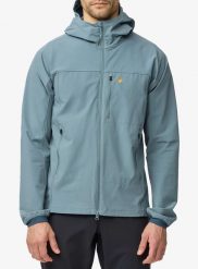 Kurtka softshell męska Fjallraven Bergtagen Stretch Jacket. Niebieskie kurtki Fjällräven, l, bez wzorów, z materiału, bez kaptura. Za 1,088.99 zł.