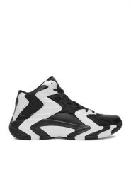 SHAQ Sneakersy EO-DEVASTATOR 2.0 AQ95042M-BW Czarny. Czarne buty sportowe casual Shaq, bez wzorów, ze skóry, bez zapięcia. Za 349.99 zł.