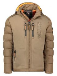 ANAPURNA Kurtka zimowa "Beachana" w kolorze jasnobrązowym rozmiar: 3XL. Brązowe kurtki ANAPURNA, na zimę, xl, z aplikacjami, bez kaptura. Za 288.52 zł.