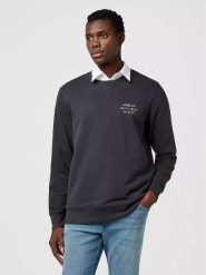 Wrangler Bluza w kolorze antracytowym rozmiar: L. Czarne bluzy Wrangler, l, bez wzorów, bez kaptura. Za 118.56 zł.