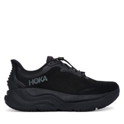 Buty do biegania Hoka. Czarne buty do biegania HOKA, bez wzorów, bez zapięcia, do biegania. Za 729.99 zł.