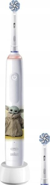 Szczoteczka rotacyjna Oral-B Pro Junior 6+ Star Wars biały. Szczoteczki elektryczne ORAL B. Za 199.90 zł.