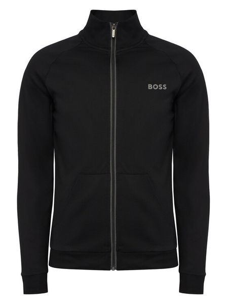 BOSS Bluza Authentic 50545564 Czarny Regular Fit. Czarne bluzy Boss, m, bez wzorów, z bawełny, bez kaptura. Za 429.99 zł.