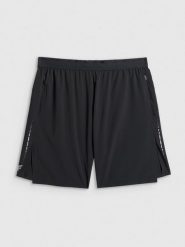 4F Spodenki do biegania szybkoschnące męskie - czarne XL. Czarne szorty 4F, l, bez wzorów. Za 199.99 zł.