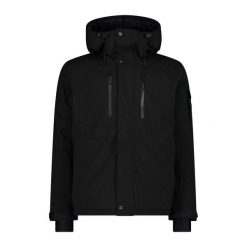 Kurtka męska narciarska męska CMP 34W3917. Czarne kurtki narciarskie i snowboardowe CMP, m, bez wzorów, narciarskie. Za 599.99 zł.