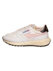 AUTRY Skórzane sneakersy "Relwind" w kolorze biało-jasnoróżowym rozmiar: 35. Białe buty sportowe casual AUTRY, bez wzorów, z materiału, bez zapięcia. Za 456.87 zł.