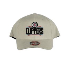 Czapka Los Angeles Clippers washout 110. Białe czapki z daszkiem Mitchell & Ness, bez wzorów. Za 190.50 zł.