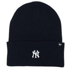 Czapka Unisex Dla Dorosłych New York Yankees. Niebieskie czapki zimowe 47 Brand, bez wzorów. Za 160.99 zł.