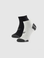 4F Skarpetki krótkie treningowe (2-pack) męskie - multikolor 39-42. Szare skarpety 4F, bez wzorów. Za 39.99 zł.