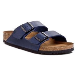 Klapki Birkenstock. Niebieskie klapki Birkenstock. Za 319.99 zł.