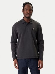 HUGO Polo Dinote 50553441 Szary Relaxed Fit. Szare koszulki polo Hugo, l, bez wzorów, z syntetyku, bez kołnierzyka, bez ramiączek. Za 599.99 zł.