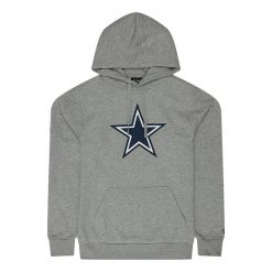 Bluza z kapturem Dallas Cowboys NFL. Szare bluzy z kapturem New Era, xl, bez wzorów, z bawełny, z kapturem. Za 186.50 zł.