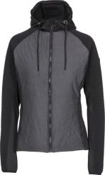 Bluza rozpinana 2058 z poliestru, pikowany korpus, regulowany kaptur. Czarne bluzy z kapturem 2117 OF SWEDEN, xl, z aplikacjami, z materiału, z kapturem. Za 302.99 zł.
