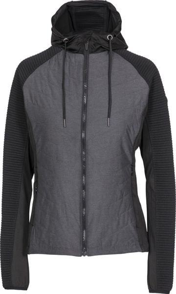 Bluza rozpinana 2058 z poliestru, pikowany korpus, regulowany kaptur. Czarne bluzy z kapturem 2117 OF SWEDEN, xl, z aplikacjami, z materiału, z kapturem. Za 302.99 zł.