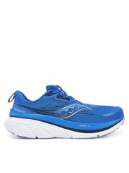 Saucony Buty do biegania Guide 18 S20998 Niebieski. Niebieskie buty do biegania Saucony, bez wzorów, z materiału, bez zapięcia, do biegania. Za 499.99 zł.