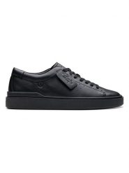 Clarks Skórzane sneakersy "Craft Swift" w kolorze czarnym rozmiar: 41,5. Czarne buty sportowe casual Clarks, bez wzorów, bez zapięcia. Za 351.38 zł.