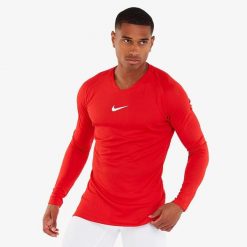 Koszulka Termoaktywna Męska Nike Dry Park First Layer. Czerwone bielizna termoaktywna Nike, m, bez wzorów, bez ramiączek, do piłki nożnej. Za 172.00 zł.