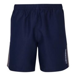 Spodenki sportowe męskie Kappa Passo. Niebieskie krótkie spodenki sportowe Kappa, m, bez wzorów, z poliesteru. W wyprzedaży za 56.00 zł.